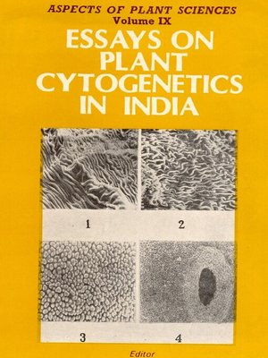 cover image of Essays on Plant Cytogenetics in India